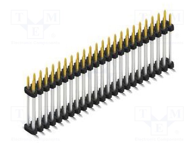 Connector: pin strips; pin header; male; PIN: 46; 2mm; SMT; 2x23