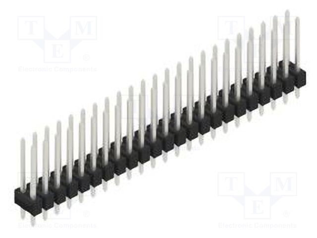 Connector: pin strips; pin header; male; PIN: 46; 2.54mm; THT; 2x23