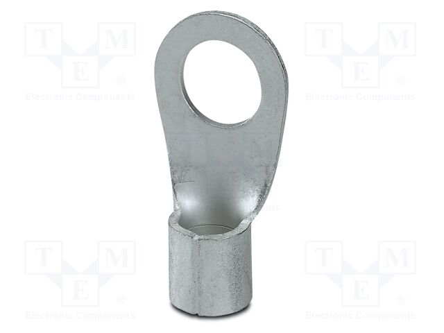 Non-insulated; Body: silver; Tip: ring