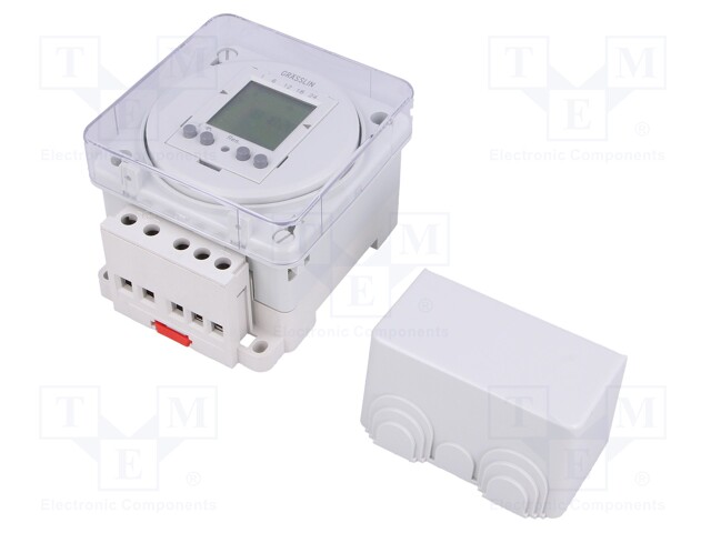 Timer; Range: 1min÷7days; SPDT; 230VAC; screw,on panel; PIN: 5; IP20