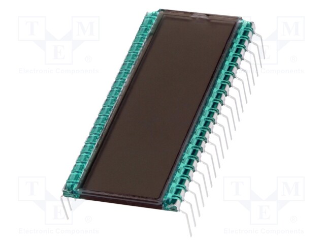 Display: LCD; 7-segment (digital); STN Positive; No.of dig: 3.5