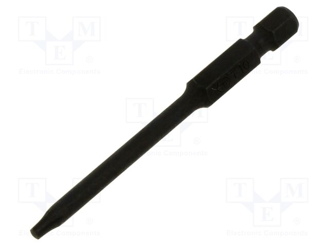 Screwdriver bit; Torx®; TX10; Overall len: 70mm