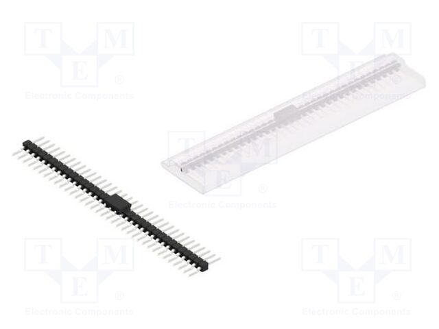 Connector: pin strips; pin header; male; PIN: 35; 2.54mm; SMT; 1x35
