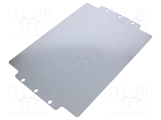 Mounting plate; steel; for enclosures
