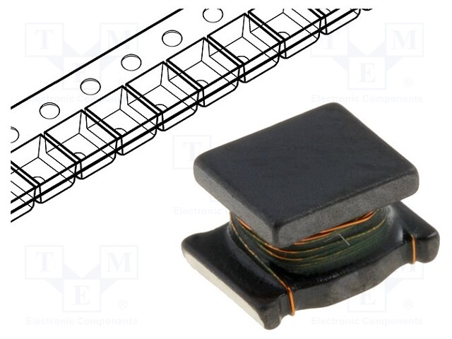 Inductor: wire; SMD; 1515; 47uH; 600mA; 0.78Ω; 9MHz; -40÷105°C; ±20%