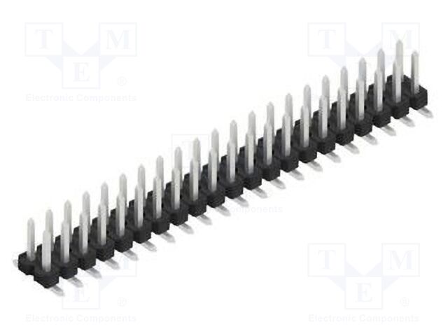 Connector: pin strips; pin header; male; PIN: 42; 2.54mm; SMT; 2x21