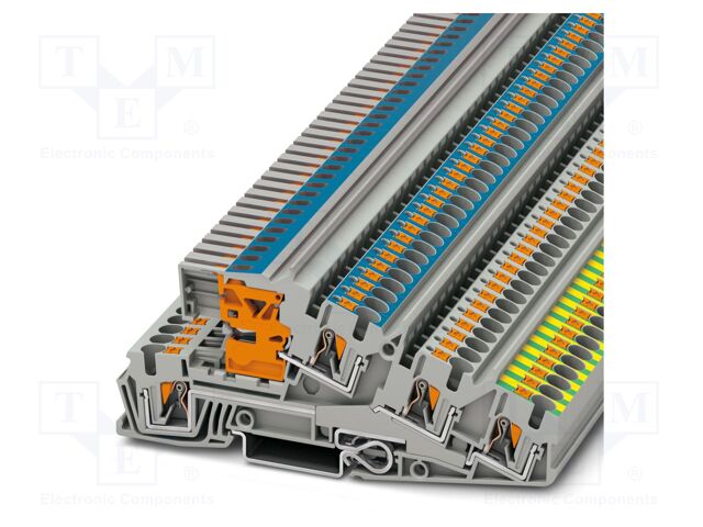 Splice terminal: rail; PA; terminals: 5; W: 6.2mm; H: 114mm