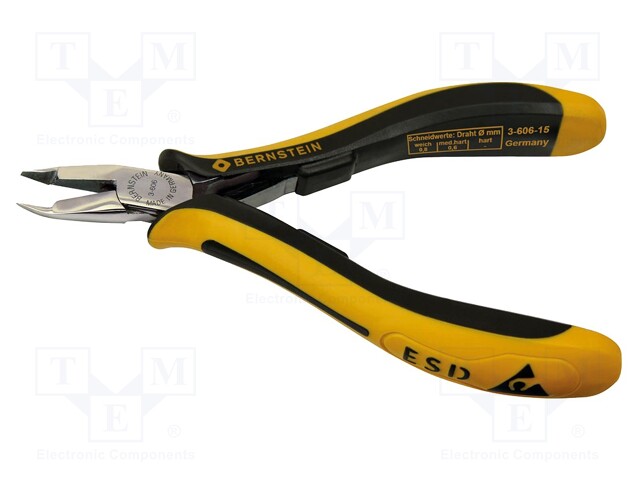 Pliers; side,cutting,miniature; ESD; return spring; 120mm