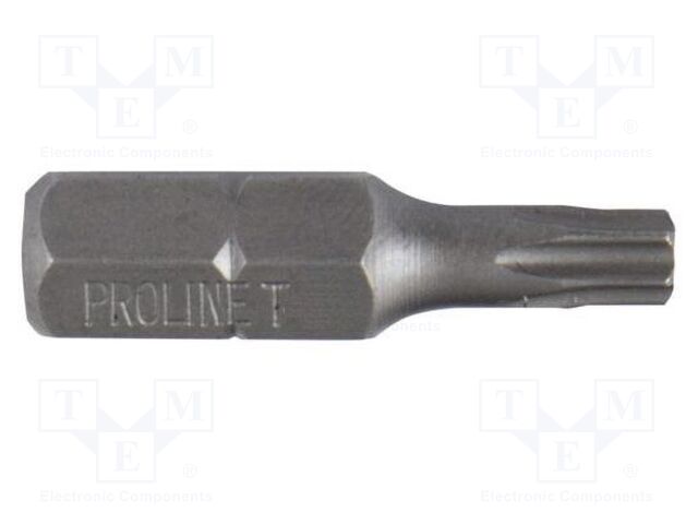 Screwdriver bit; Torx® with protection; T7H; Overall len: 25mm