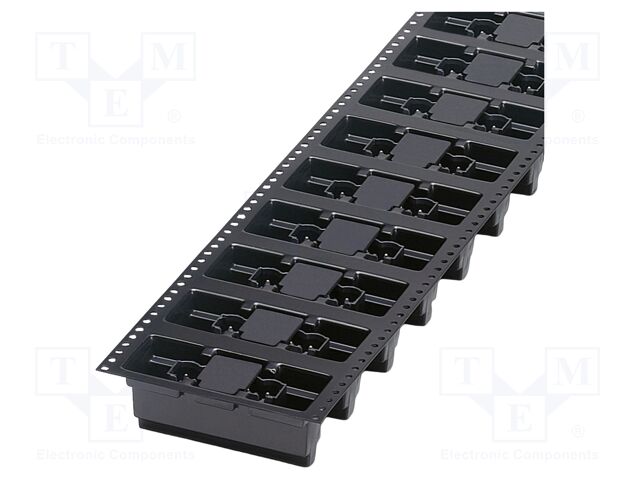 PCB headers, nominal cross section: 2.5 mm?, color: black, n