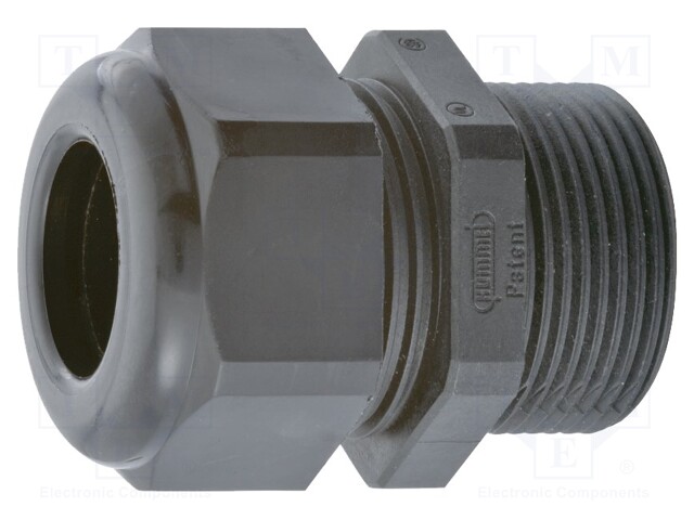Cable gland; M25; IP68; Mat: polyamide; black; UL94V-0
