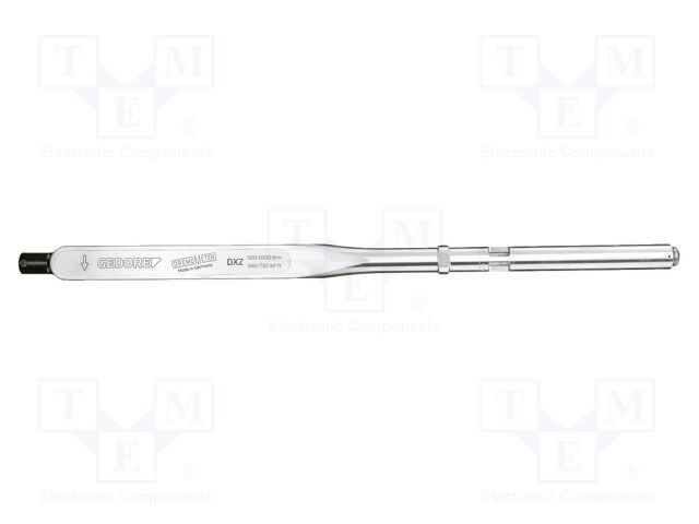 Wrench; torque; Overall len: 1.319mm; 520÷1000Nm; DREMOMETER; 3%