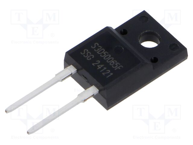 Diode: Schottky rectifying; SiC; THT; 650V; 50A; ITO220AC; tube