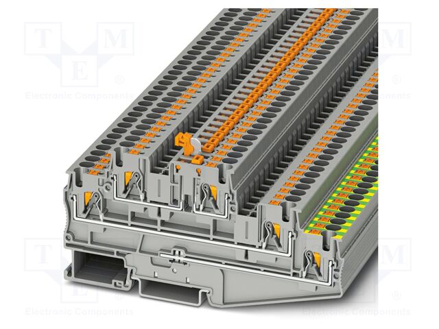 Splice terminal: rail; PT; PA; L: 54.5mm; terminals: 5; W: 6.2mm