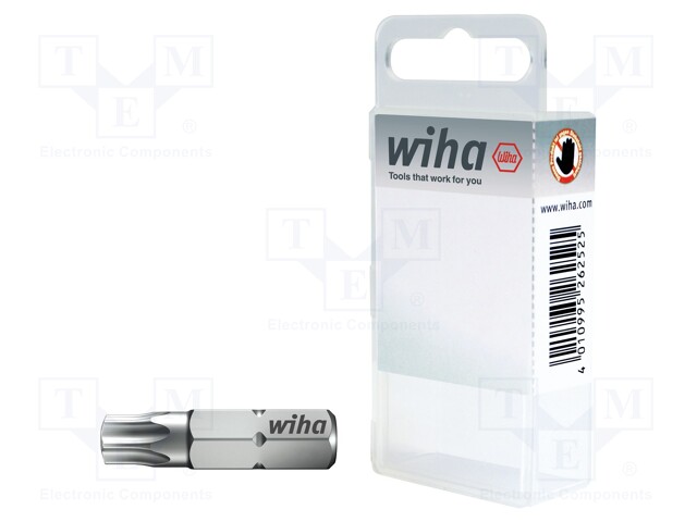 Screwdriver bit; Torx®; TX40; Overall len: 25mm; 10pcs.