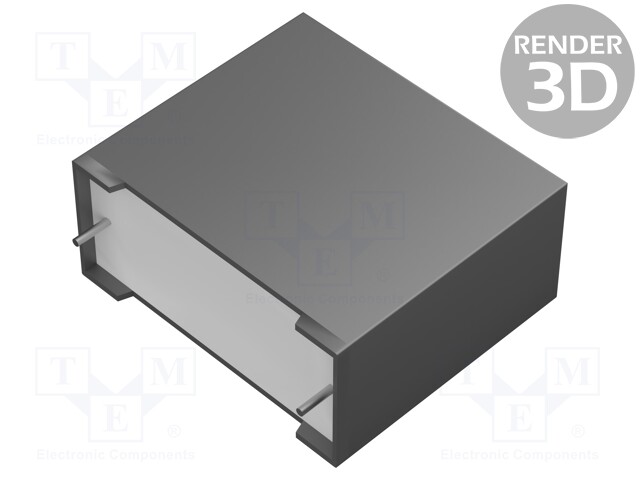 Capacitor: polypropylene; X2; 4.7uF; 27.5mm; ±20%; 32x28x14mm