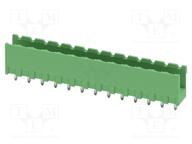 PCB headers, nominal cross section: 2.5 mm?, color: green, n