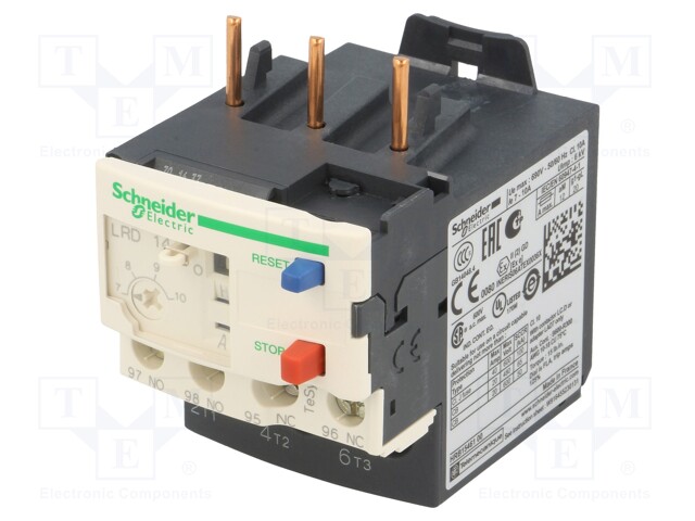 Thermal relay; Series: TeSys D; Leads: screw terminals; 7÷10A