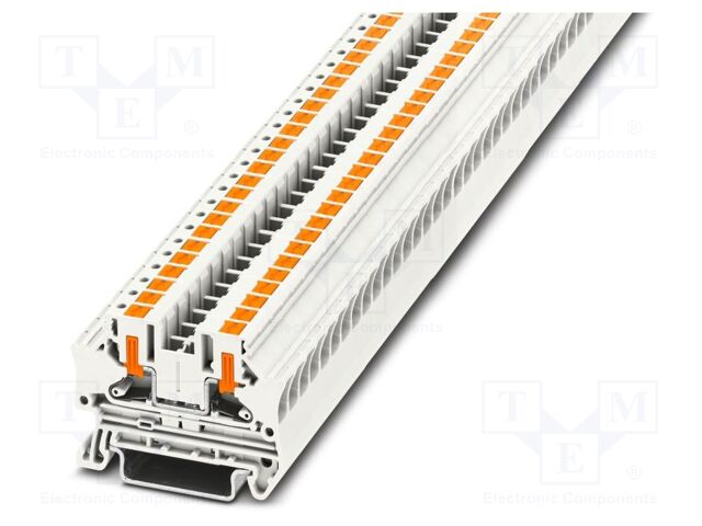 Splice terminal: rail; PTV; 32A; 1kV; push-in; PA; L: 35.3mm; W: 6.2mm