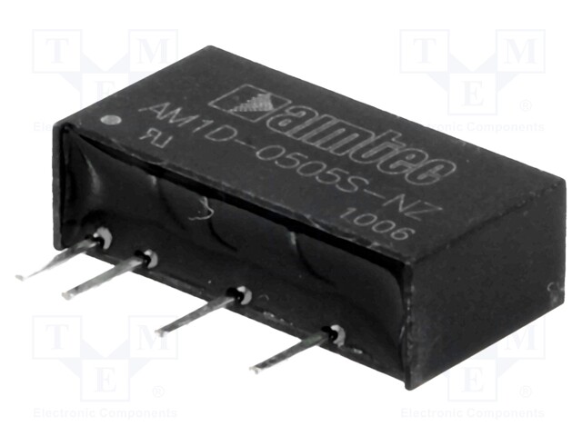 Converter: DC/DC; 1W; Uin: 4.5÷5.5V; 5VDC; Iout: 200mA; SIP7; 2.3g