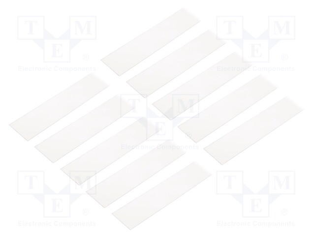 Cover for LED profiles; transparent; 1m; Kind of shutter: G