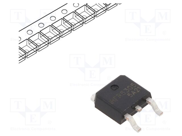 Transistor: P-MOSFET; unipolar; 60V; 30A; 50W; TO252