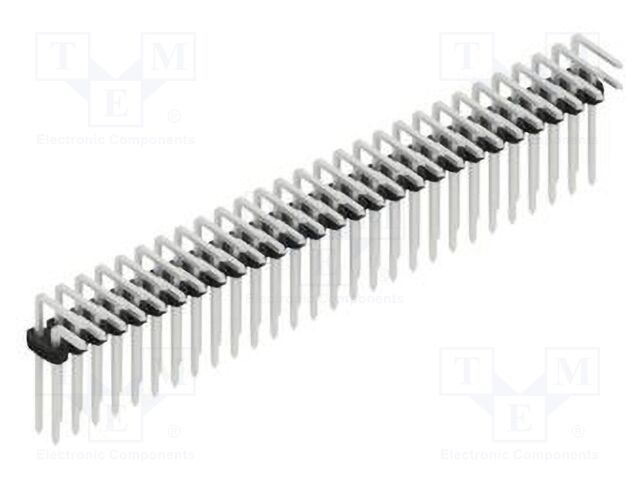 Connector: pin strips; pin header; male; PIN: 56; 2mm; THT; 2x28
