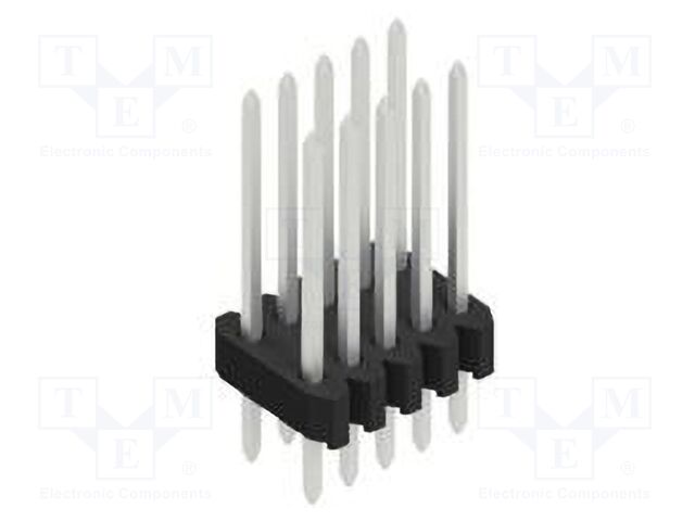 Connector: pin strips; pin header; male; PIN: 10; 1.27mm; THT; 2x5