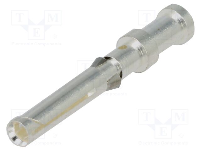 Contact; female; silver plated; 0.5mm2; turned contacts; crimped