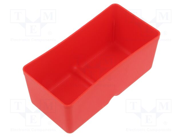 Container: cuvette; red; 55x110mm; 5pcs; KBS115; UNITE BOX