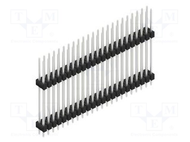 Connector: pin strips; pin header; male; PIN: 46; 2.54mm; THT; 2x23