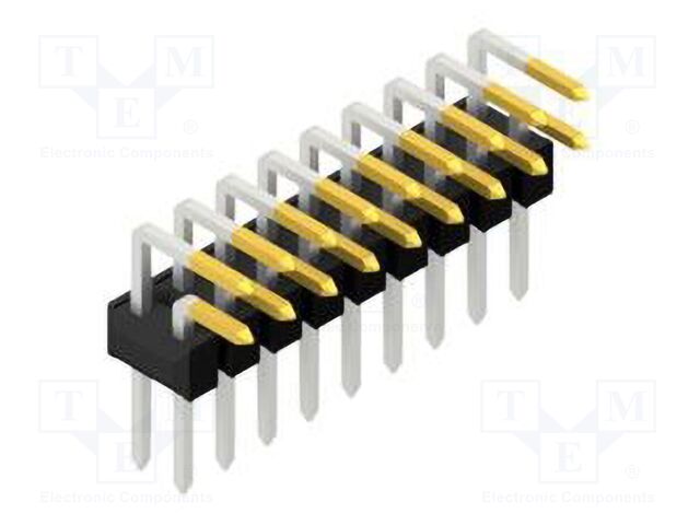 Connector: pin strips; pin header; male; PIN: 18; 2.54mm; THT; 2x9
