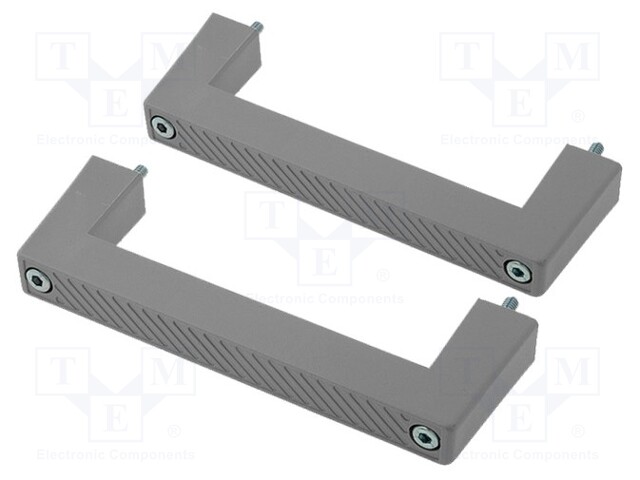 Handle for 3U front panel; Series: 180; Colour: grey