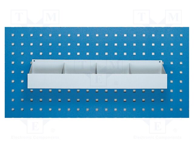 Container: in-tray; with compartment; 456x50x100mm