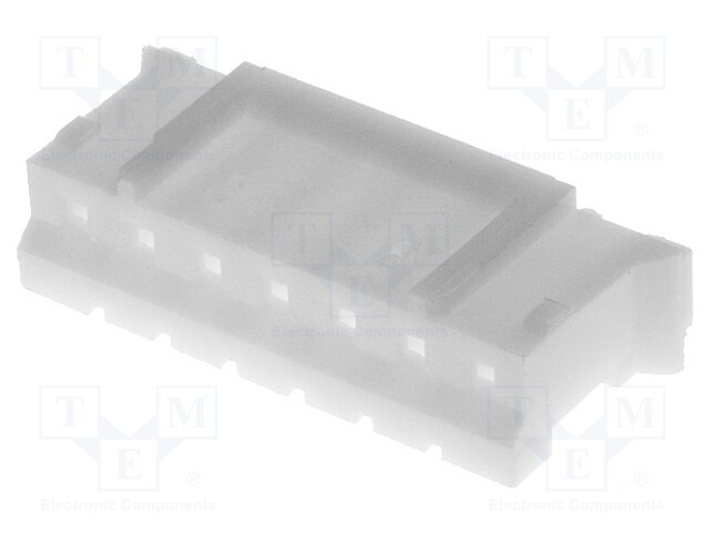 Plug; wire-board; female; NXG; 2mm; PIN: 7; w/o contacts; for cable