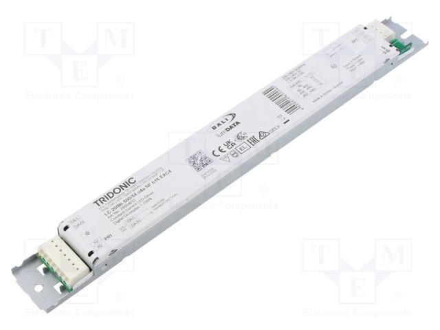 Power supply: switched-mode; LED; 20W; 15÷54VDC; 80÷500mA; IP20