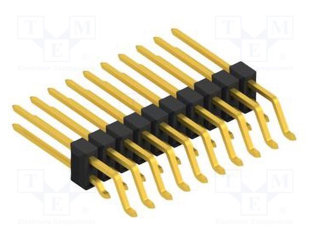 Connector: pin strips; pin header; male; PIN: 20; 2.54mm; SMT; 2x10