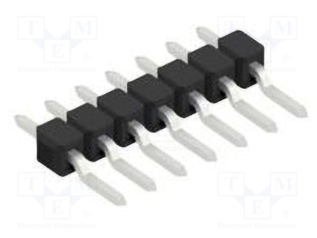 Connector: pin strips; pin header; male; PIN: 7; 2.54mm; SMT; 1x7