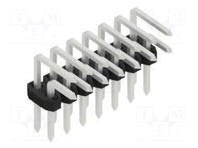 Connector: pin strips; pin header; male; PIN: 14; 2mm; THT; 2x7; 100V