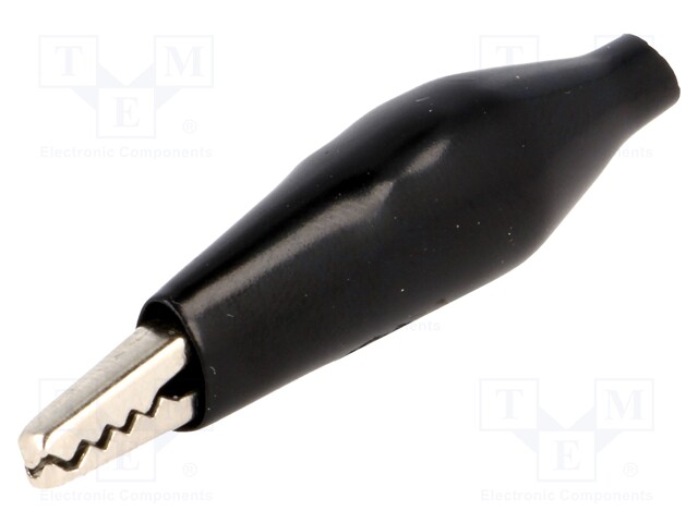 Crocodile clip; 60VDC; Grip capac: max.8mm; Overall len: 41.5mm