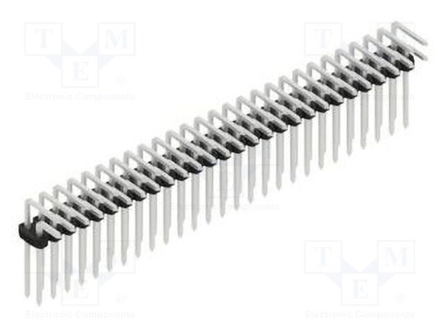 Connector: pin strips; pin header; male; PIN: 54; 2mm; THT; 2x27