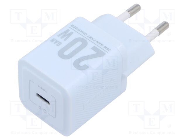 Power supply: switching; mains,plug-in; 5÷12VDC; 20W; blue; 3A