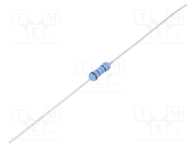 Resistor: thin film; THT; 31.6kΩ; 600mW; ±5%; Ø2.5x6.5mm; 50ppm/°C