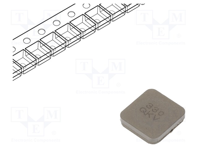 Inductor: ferrite; 33uH; Ioper: 5A; 82.3mΩ; ±20%; Isat: 8A; -55÷155°C