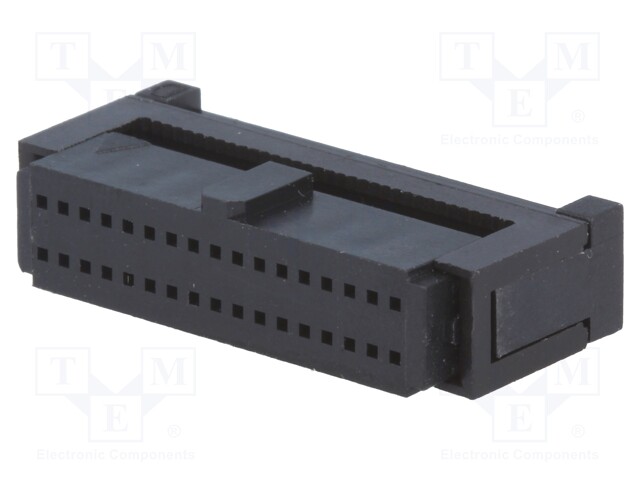Plug; IDC; female; PIN: 34; IDC; for ribbon cable; 0.635mm
