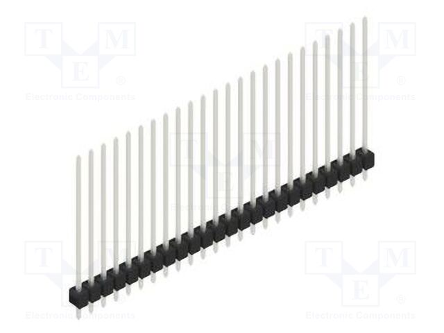 Connector: pin strips; pin header; male; PIN: 24; 2.54mm; THT; 1x24