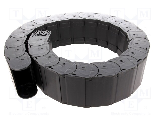 Cable chain; Series: 158; Bend.rad: 150mm; L: 1012mm