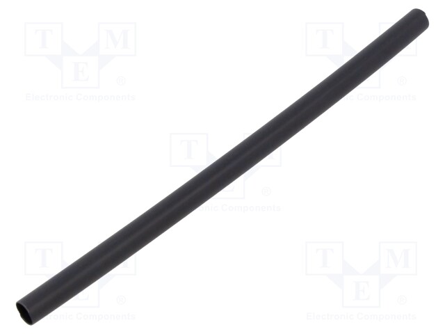 Heat shrink sleeve; 3: 1; 6.35mm; L: 0.15m; black