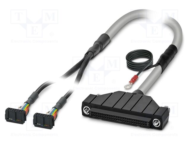 Ribbon cable with IDC connectors; Contacts ph: 2.54mm; 10m