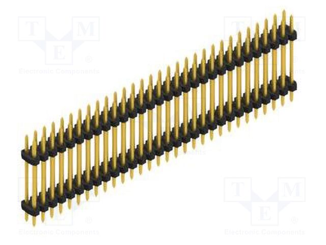 Connector: pin strips; pin header; male; PIN: 60; 2mm; THT; 2x30